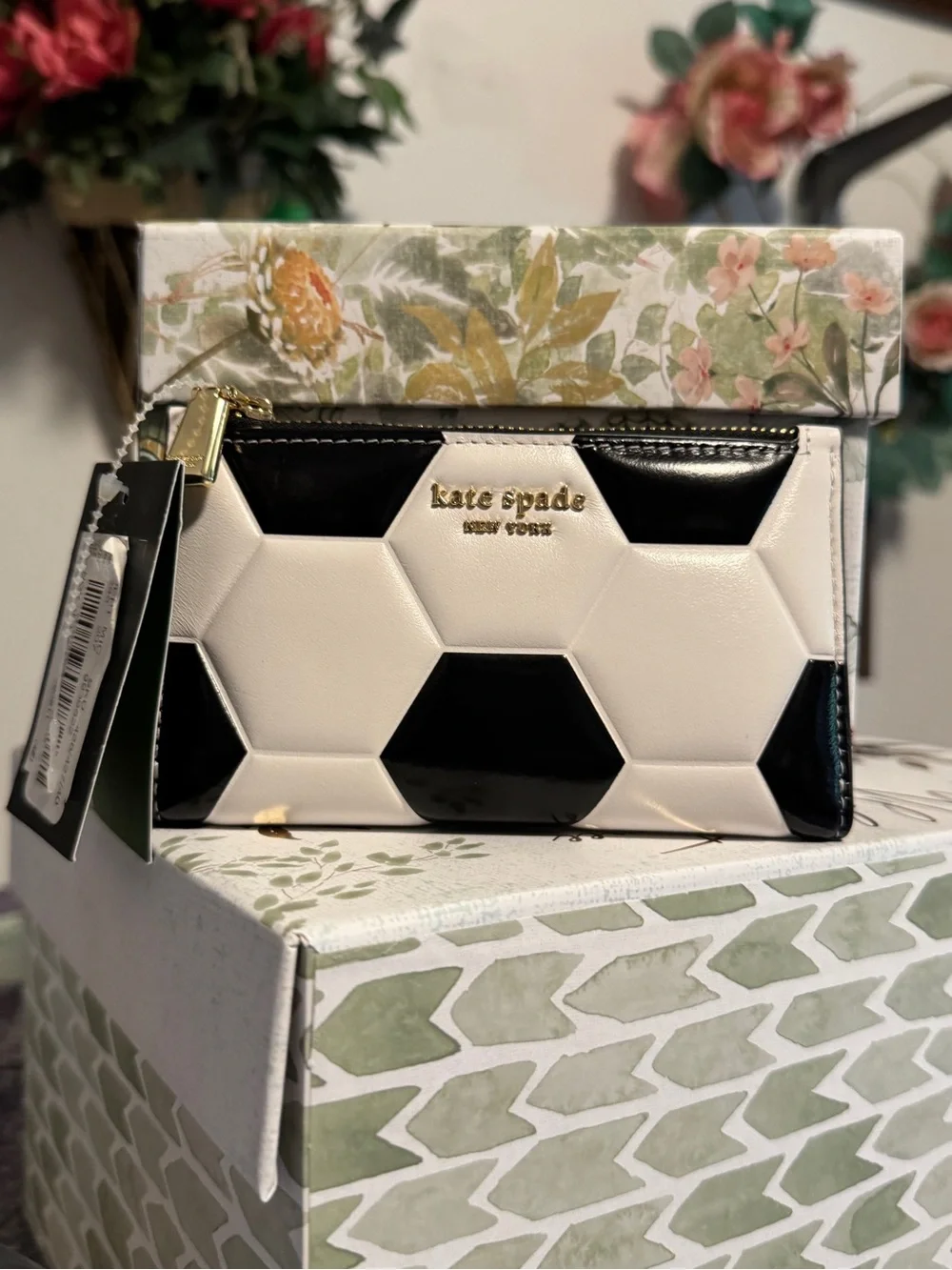 Kate Spade New RARE Soccer Ball Wallet